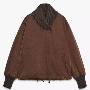 ZARA Woman Collection Ribbed Jacket